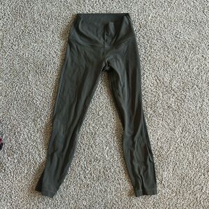 Olive green lululemon align legging